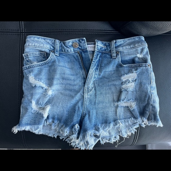 Light Blue Jean Shorts Size Small - Picture 1 of 4